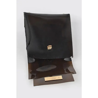 Cleared Transparent Iconic Backpack.