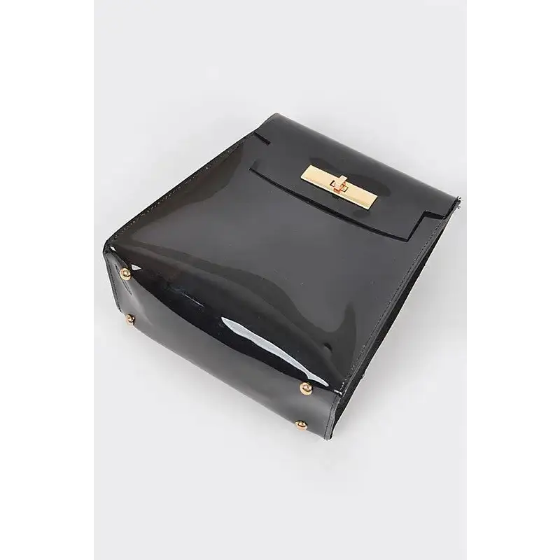 Cleared Transparent Iconic Backpack.