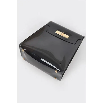 Cleared Transparent Iconic Backpack.