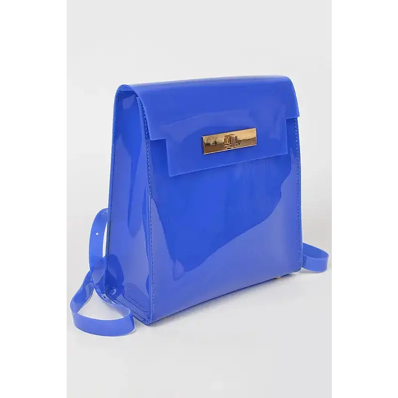 Cleared Transparent Iconic Backpack.