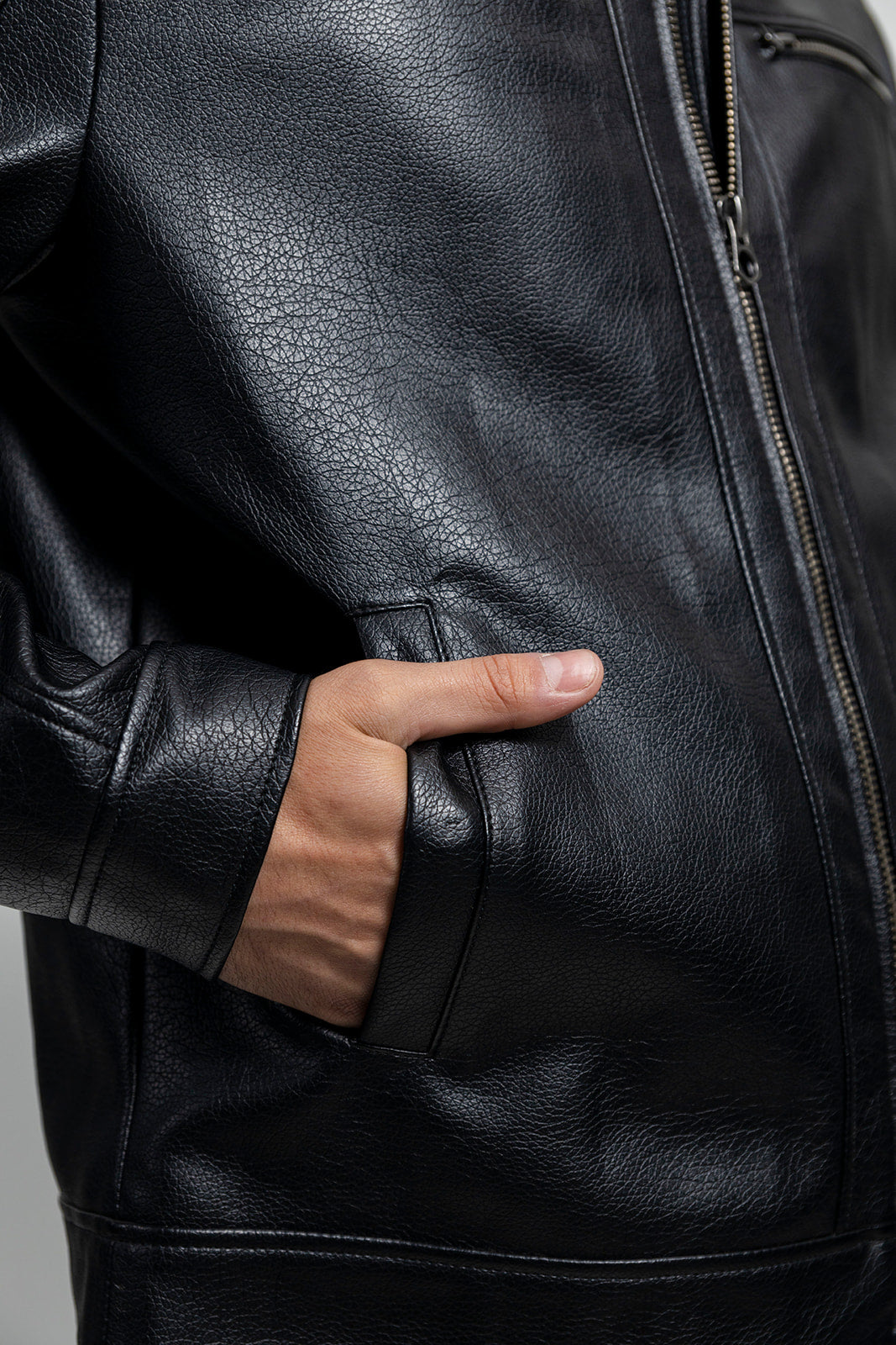 Conner Men's Faux Leather Jacket