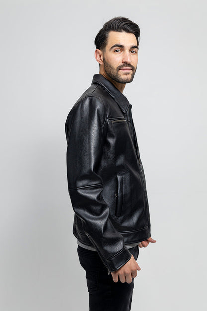 Conner Men's Faux Leather Jacket