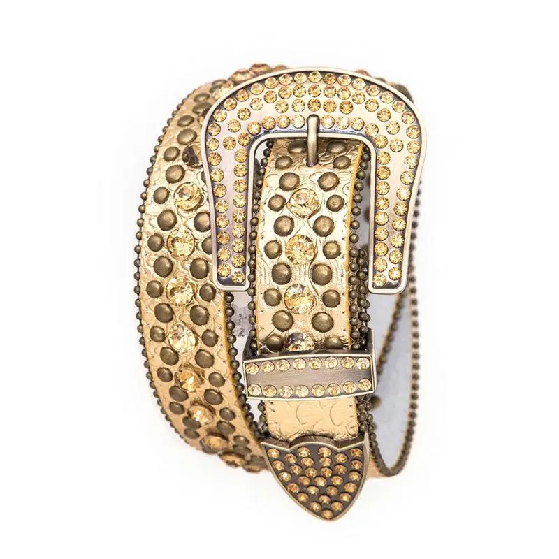 Crystal Statement Western Belt.