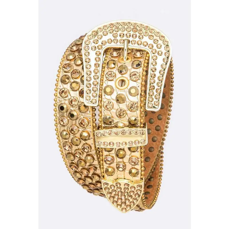 Crystal Statement Western Belt.