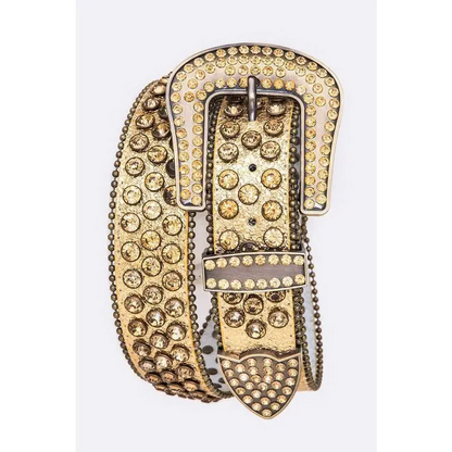 Crystal Statement Western Belt.