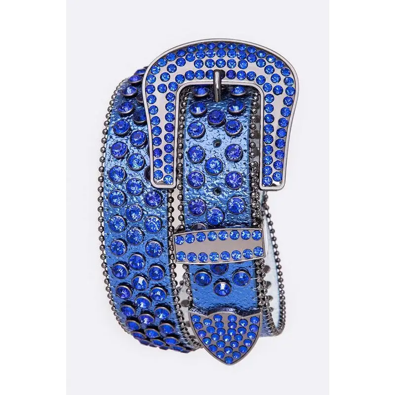 Crystal Statement Western Belt.