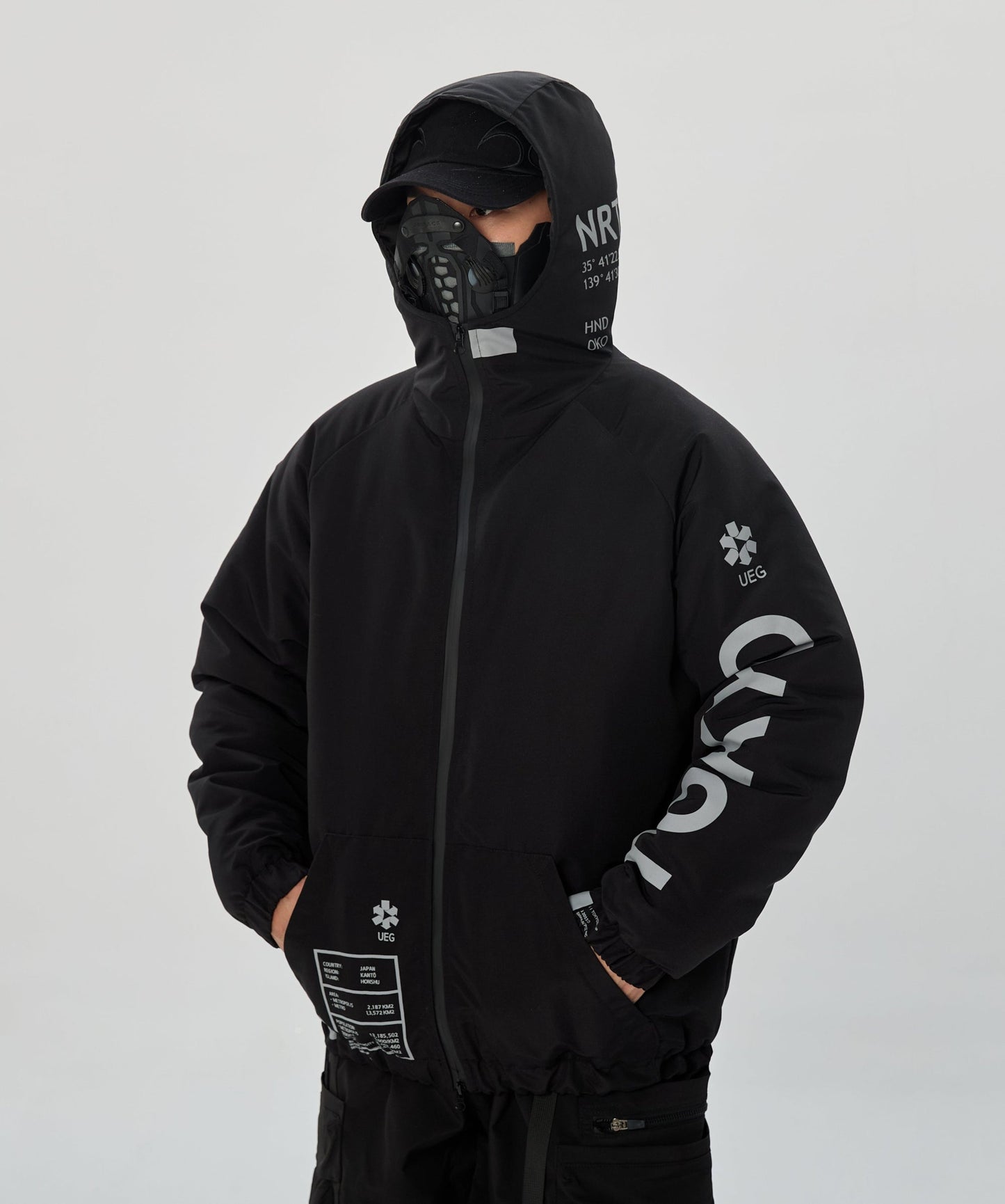 Winter Tokyo Parka Jacket | Black