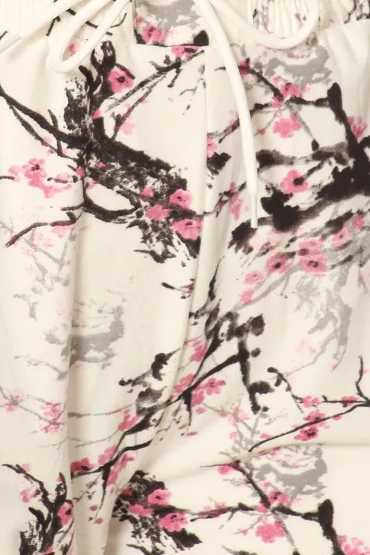 Buttery Soft Printed Joggers with Drawstring.