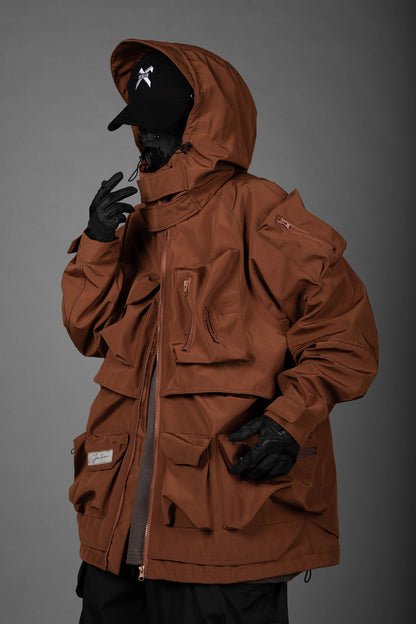 Brown Storage X Tech Jacket