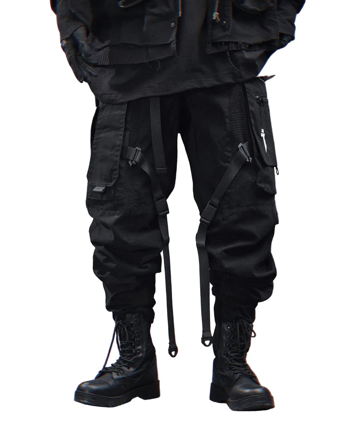 HiP46 Black NX Cargo Pants