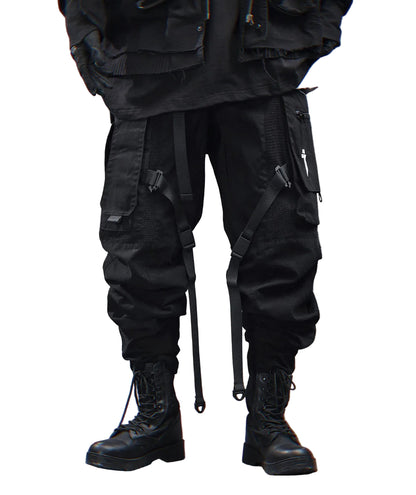 HiP46 Black NX Cargo Pants