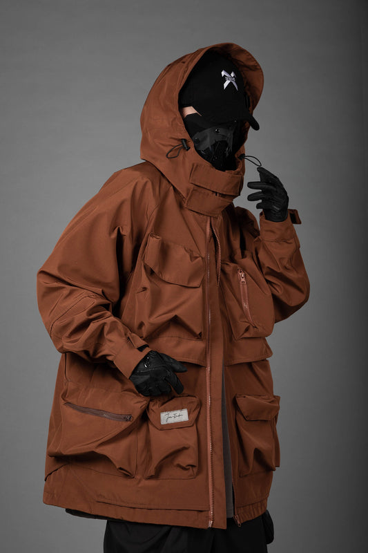 Brown Storage X Tech Jacket