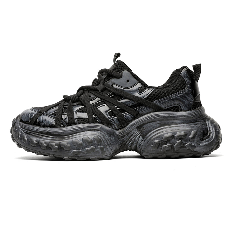 Black Tire Sneakers