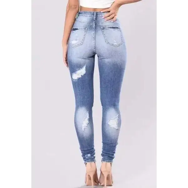 Distressed Skinny Jeans Plus Size.