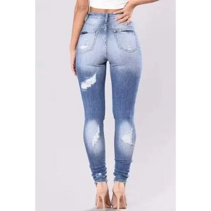 Distressed Skinny Jeans Plus Size.