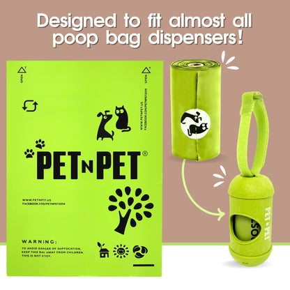 Plant-based Dog Poop Bags 120 Counts