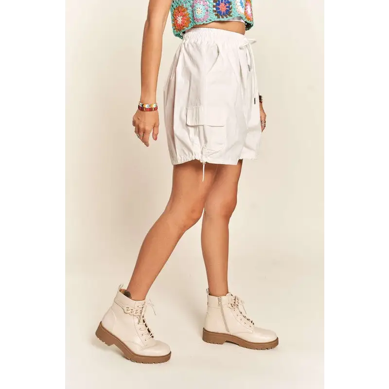 Drawstring Shorts with Pockets.