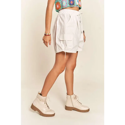Drawstring Shorts with Pockets.