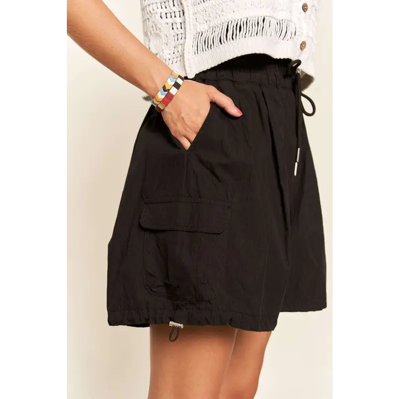 Drawstring Shorts with Pockets.