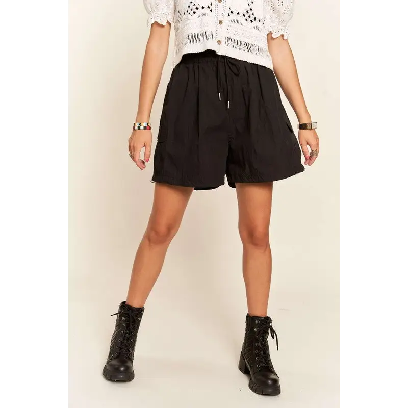 Drawstring Shorts with Pockets.