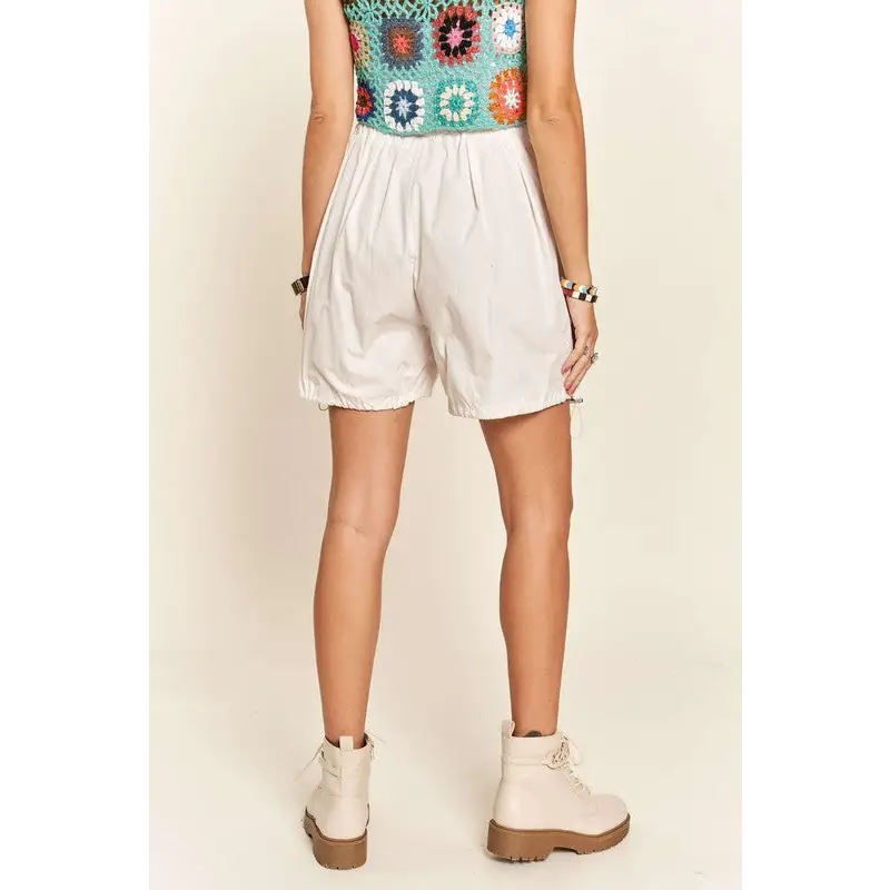 Drawstring Shorts with Pockets.