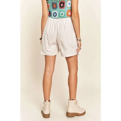 Drawstring Shorts with Pockets.