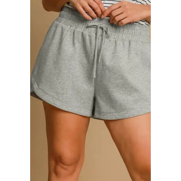 Drawstring Sweatshorts with Pockets.