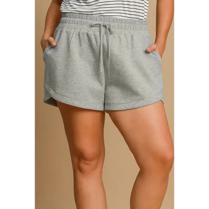 Drawstring Sweatshorts with Pockets.