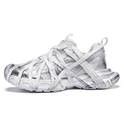 Silver Mummy Sneakers