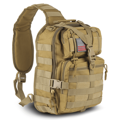 Tactical 14L Range Sling Bag Backpack with Adjustable Strap