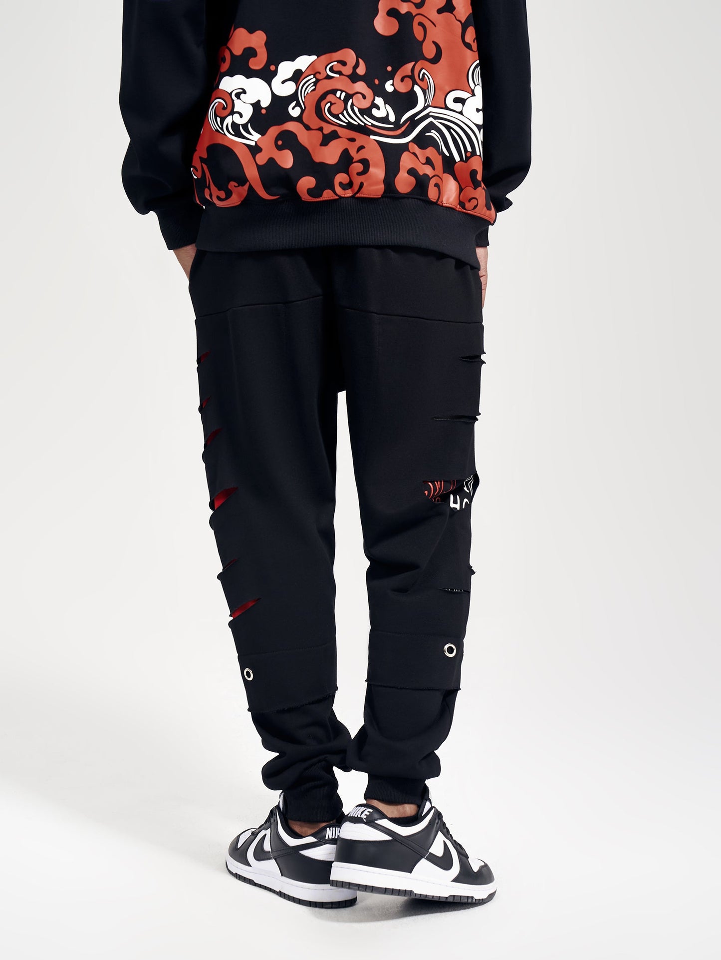 Slashed Sweatpants