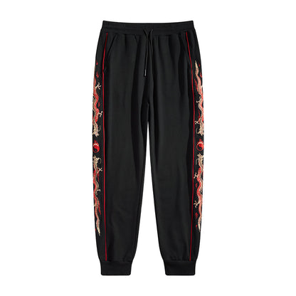 Dragon Embroidery Joggers