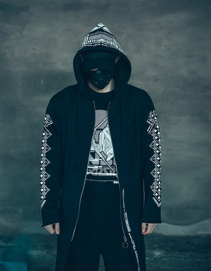 Cyber Alien Trench Coat