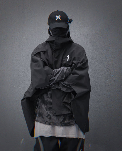 Black I-Tech Poncho