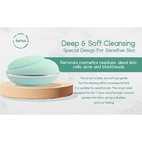 Electric Facial Cleansing Brush.