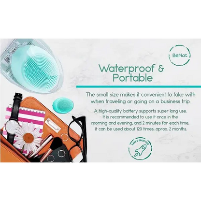 Electric Facial Cleansing Brush.