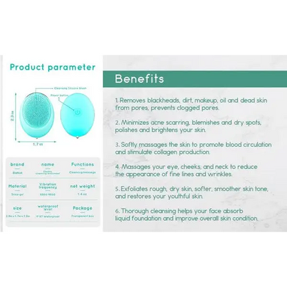 Electric Facial Cleansing Brush.