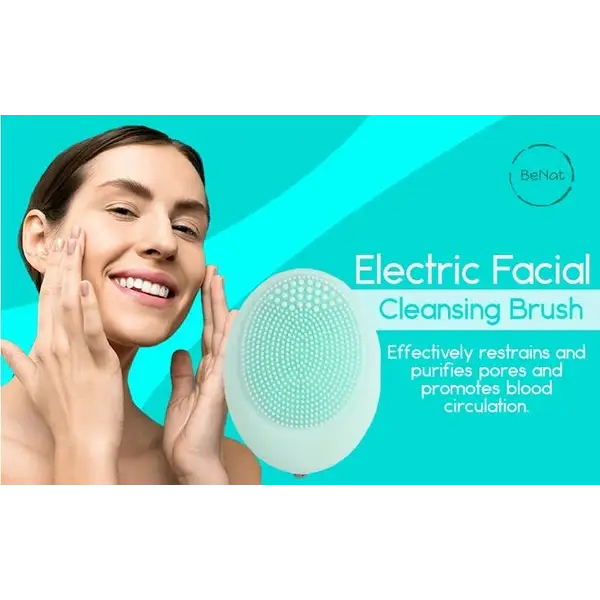 Electric Facial Cleansing Brush.