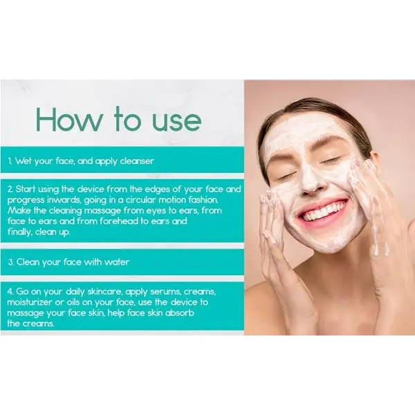 Electric Facial Cleansing Brush.