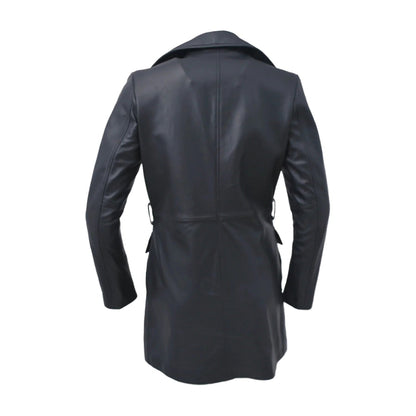 Emma Women's Lambskin Leather Trench Coat