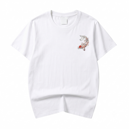 Koi Fish Embroidered Tee