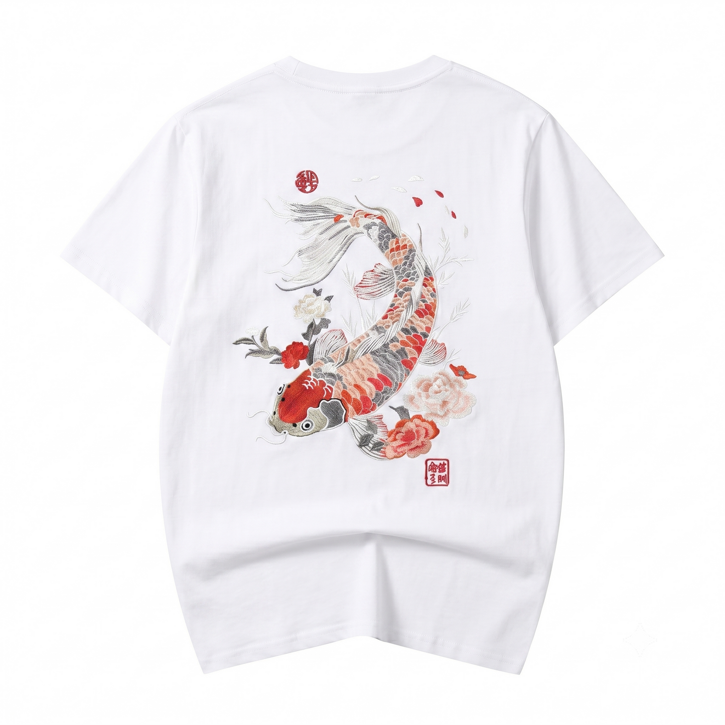 Koi Fish Embroidered Tee