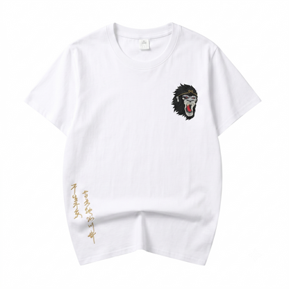 Raging Monkey Embroidered Tee
