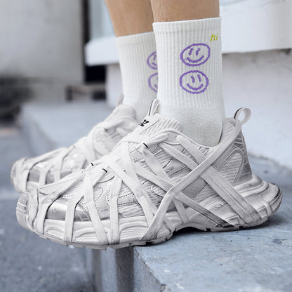 Silver Mummy Sneakers