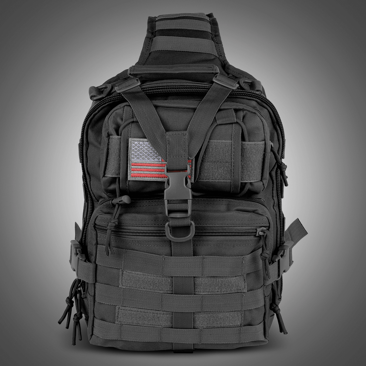 Tactical 14L Range Sling Bag Backpack with Adjustable Strap
