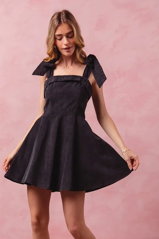 Fit and Flare Washed Gameday Dress.