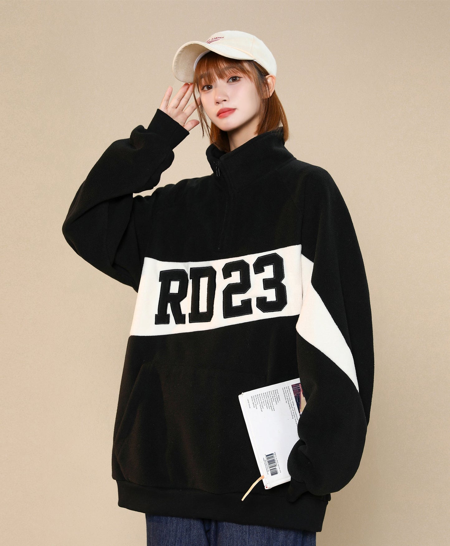 Quarter Zip Up Sweatshirt