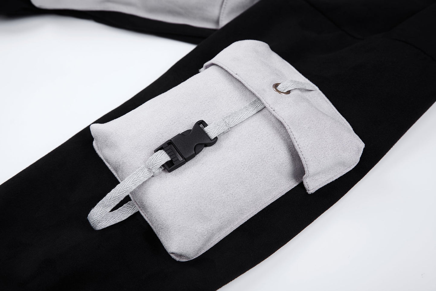 Patchwork Functional Hoodie