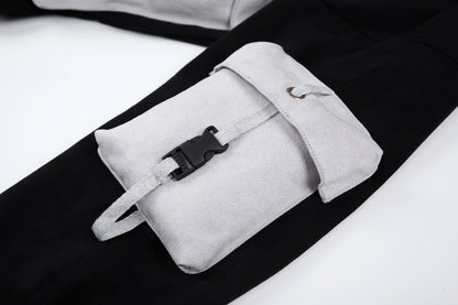 Patchwork Functional Hoodie