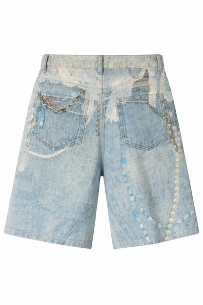 Faded Pearl Shorts